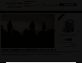 vespa-gs-teile-shop.de screenshot