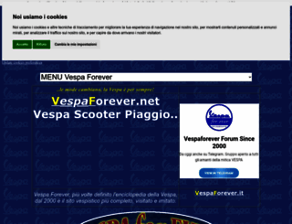 vespaforever.net screenshot
