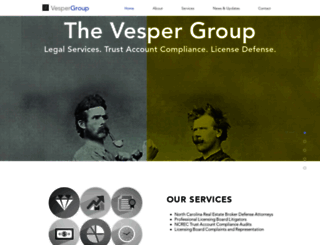 vespergrp.com screenshot