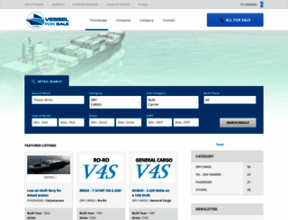 vesselforsale.net screenshot