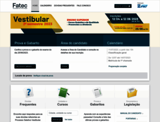 vestibularfatec.com.br screenshot