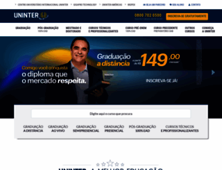 vestibularuninter.com.br screenshot