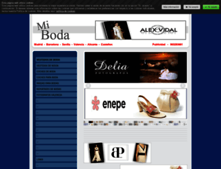 vestidosbodavalencia.jimdo.com screenshot
