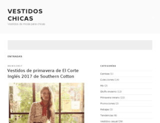 vestidoschicas.com screenshot