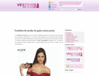 vestidosdnoche.com screenshot