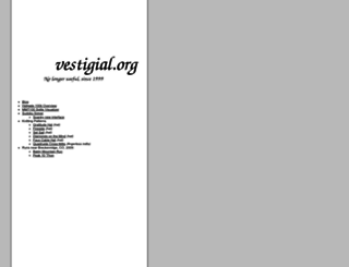 vestigial.org screenshot