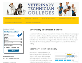 vet-tech-colleges.com screenshot