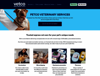 vetcoclinics.com screenshot