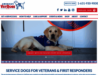 vetdogs.org screenshot