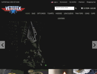 vetefex.myshopify.com screenshot