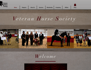 veteran-horse-society.co.uk screenshot