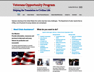 veterans-opportunity-program.com screenshot