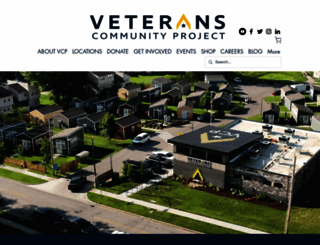 veteranscommunityproject.org screenshot