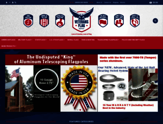 veteransflagdepot.com screenshot