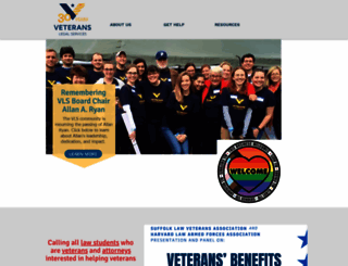 veteranslegalservices.org screenshot
