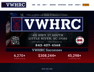 veteranswelcomehomeandresourcecenter.org screenshot