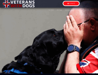 veteranswithdogs.org.uk screenshot