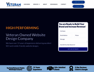 veteranwebdesign.com screenshot
