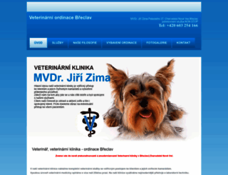 veterinar-breclav.cz screenshot