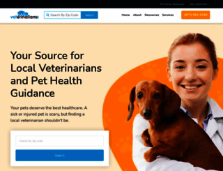 veterinarians.com screenshot