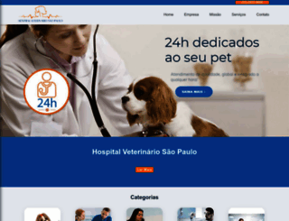 veterinariasaomateus.com.br screenshot