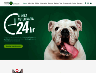 veterinariatigredagua.com.br screenshot