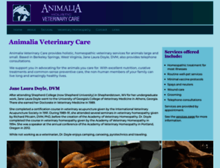 veterinaryhomeopathy.net screenshot