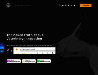 veterinaryinnovationpodcast.com screenshot
