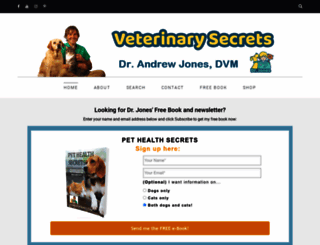 veterinarysecretsrevealed.com screenshot