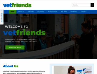 vetfriends.com.au screenshot