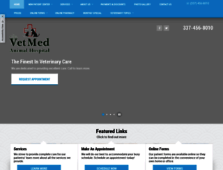 vetmedanimalhospital.com screenshot