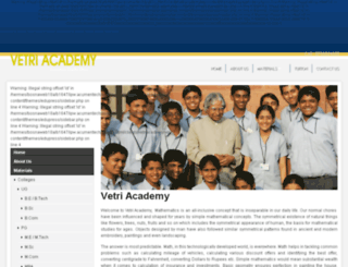 vetriacademy.com screenshot