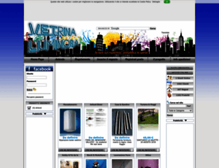 vetrinaluminosa.it screenshot