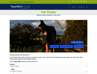 vets.yourvetonline.com screenshot