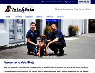 vets4pets.nz screenshot