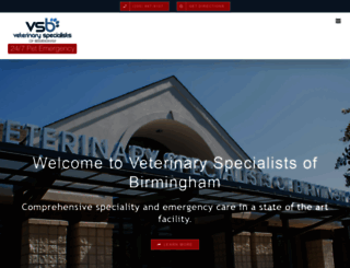 vetsurgerybirmingham.com screenshot