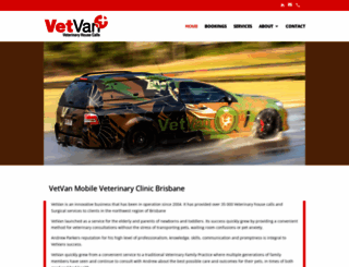 vetvan.com.au screenshot