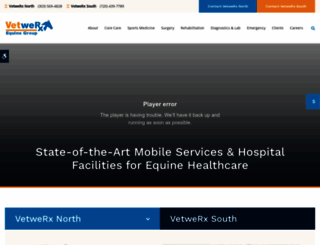 vetwerxequine.com screenshot