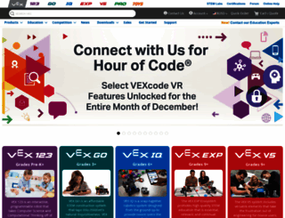 vex.com screenshot