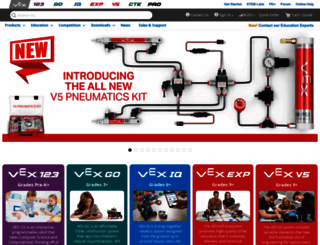vexrobotics.com screenshot