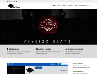 veysigzbeats.com screenshot