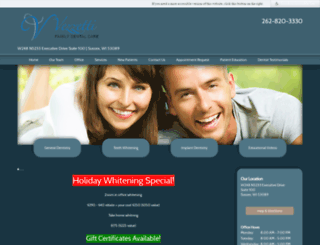 vezzettifamilydentalcare.com screenshot