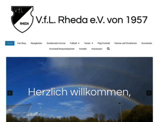 vfl-rheda.de screenshot