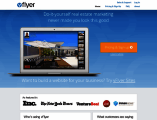 vflyer.com screenshot
