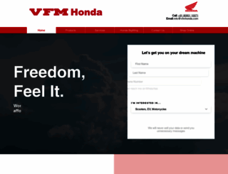 vfmhonda.com screenshot