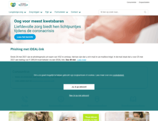 vgzzorgkantoor.nl screenshot