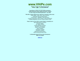 vhipe.com screenshot