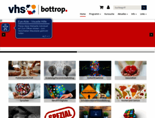 vhs-bottrop.de screenshot