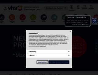 vhs-grafing.de screenshot