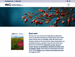 vhs-ua.de screenshot